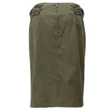 Load image into Gallery viewer, TOM FORD for YSL 2004 Cotton Laced Safari Skirt (khaki) FR42
