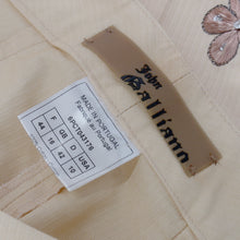 Load image into Gallery viewer, JOHN GALLIANO 2000s Embroidered Cotton Flared Pants (vanilla) FR44
