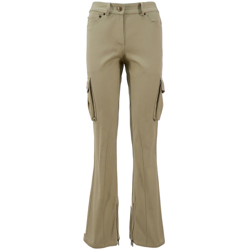 JOHN GALLIANO Ready-to-wear SS2003 Cotton Herringbone Cargo Pants (beige) FR38