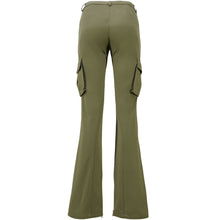 Load image into Gallery viewer, JOHN GALLIANO Ready-to-wear SS2003 Cotton Herringbone Cargo Pants (khaki) FR36