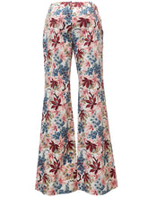 Load image into Gallery viewer, CONSUELO CASTIGLIONI for MARNI Runway SS02 Cotton Flower Print Low-Waist Pants (multi) IT44