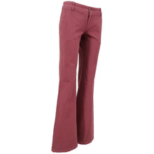 Load image into Gallery viewer, CONSUELO CASTIGLIONI for MARNI SS03 Cotton Low-Waist Bootcut Pants (rapsberry) IT38