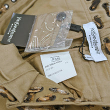 Load image into Gallery viewer, TOM FORD for YSL SS02 Cotton Laced Safari Suit with Leopard Trim (Savana) FR36