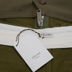 PHOEBE PHILO for CÉLINE Resort 2010 Cotton Zip Detail Skirt (khaki) FR36