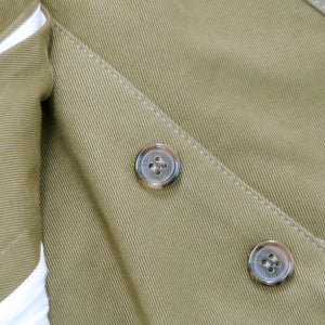 PHOEBE PHILO for CÉLINE Resort 2010 Cotton Zip Detail Skirt (khaki) FR44