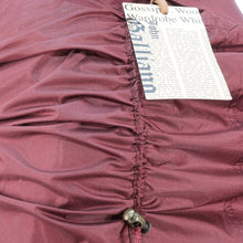 Load image into Gallery viewer, JOHN GALLIANO Ready-to-wear SS2009 Silk Mix Belted Utility Skirt (burgundy) FR40