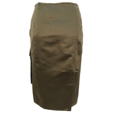 Load image into Gallery viewer, TOM FORD for GUCCI Runway SS2001 Silk Mix Combat Skirt (khaki) IT42