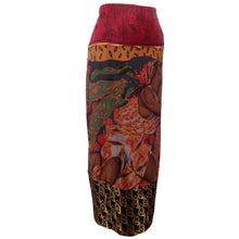 Load image into Gallery viewer, JEAN PAUL GAULTIER FW2002 Silk and Rayon Print Skirt (multi) FR40