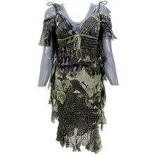 Load image into Gallery viewer, ANTONIO BERARDI FW04 Silk Sleeveless Print Dress (multi) IT44