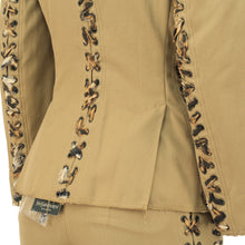 Load image into Gallery viewer, TOM FORD for YSL SS02 Cotton Laced Safari Suit with Leopard Trim (Savana) FR36