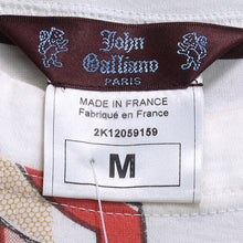 Load image into Gallery viewer, JOHN GALLIANO Runway SS2002 Cotton Printed T-Shirt (multi) Medium