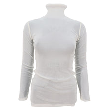 Load image into Gallery viewer, JEAN PAUL GAULTIER SS1994 Tubular Neck Detail Mesh Long-Sleeved Top (white) M